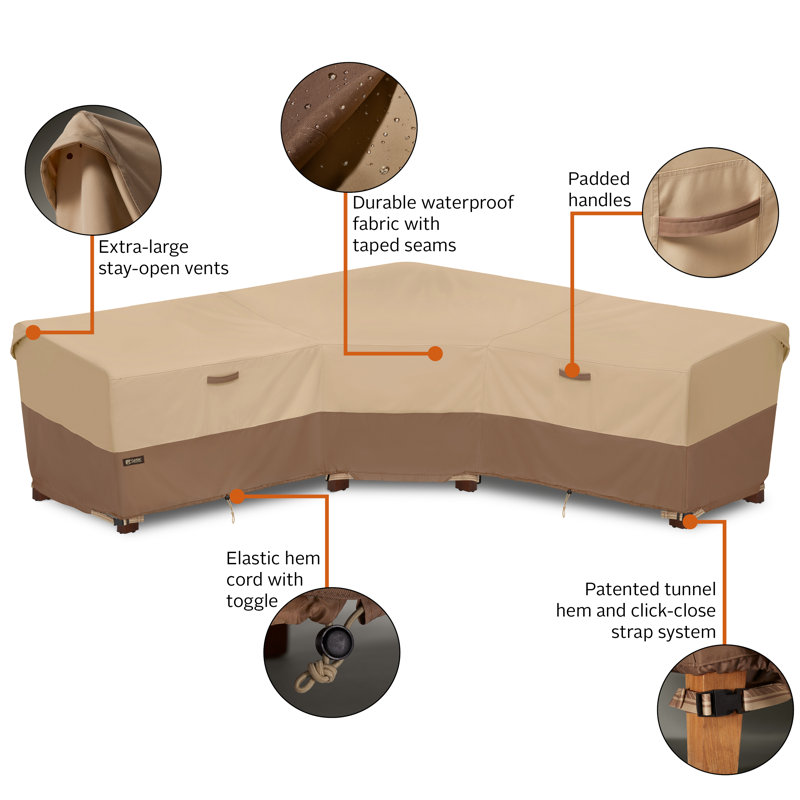 Classic Accessories Veranda Outdoor Patio Sectional Cover & Reviews